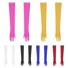 Womens Gloves Tulle Glove Bridal Costume Performance Mesh Wedding One Pair Jazz
