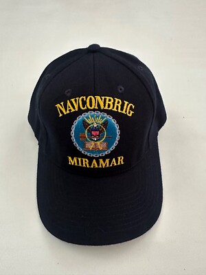 The Corps NAVCONBRIC Miramar Logo Blue Baseball Cap Hat One Size