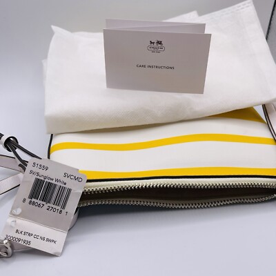 COACH Crossbody Purse 51559 Bleecker Coated Canvas Swinpack