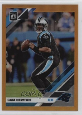 2019 Panini Donruss Optic Orange Prizm 35/199 Cam Newton #15 1o9i