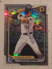 2024 Bowman Chrome 1st Bowman Refractor Konnor Griffin BDC-21 Pirates Rookie RC 