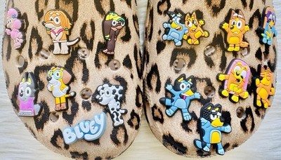14 Pack Bluey And Friends Croc Charms, Shoe Charms, Shoe Accessories