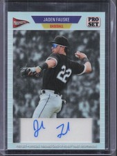 2026 Leaf Pro Set Metal #89A-JF2 Jaden Fauske Silver Auto #/20