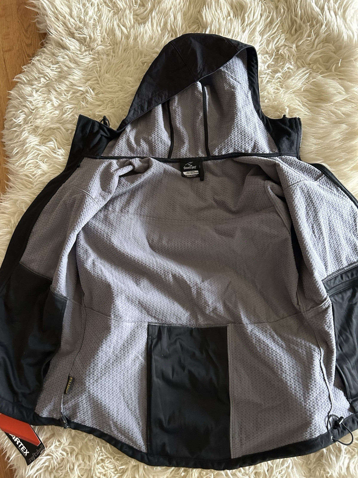 NWT! $175 Men's SHOWERS PASS Artex Softshell WATERPROOF Rogue Hoodie JACKET XL