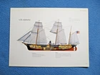 Civil War Confederate Warship Print - CSS ALABAMA - I COMBINE SHIPPING