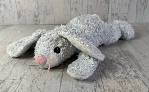 Baby TY Pillow Pal HUGGYBUNNY Blue Bunny 13" Stuffed Animal Toy Bunny Rabbit