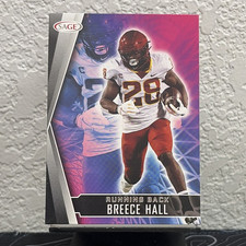 SAGE 2022 High Series Breece Hall Iowa State Cyclones Rookie Card #184. rookie card picture