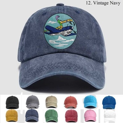 Customized Embroidered Hat Vmf-462 Hawky Talky Wwii Squadron, Trucker Hat, Gift