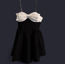 Black and White Mini Dress #graduationdress #partydress #dress   SIZE: Medium