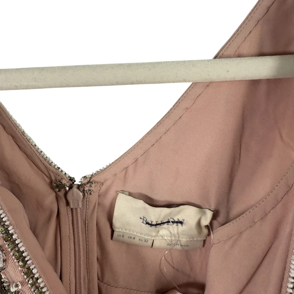 Maxi Vestido BHLDN Anthropologie Esterlina Cuentas Tul Ostra Dama de honor Para Mujer 0 Foto 4 de 4