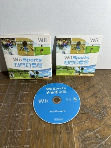 Wii Sports 2006 Nintendo Wii CIB Complete with Manual Cardboard Sleeve TESTED