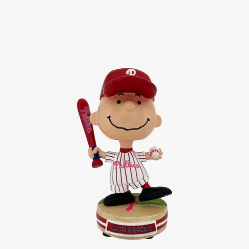 Charlie Brown Philadelphia Phillies Peanuts Mini Bighead Bobblehead MLB Baseball