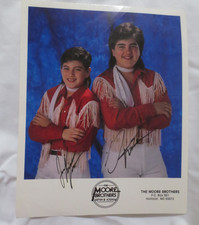 The Moore Brothers Kevin & Joshua Country Singers Promotional Glossy Photo Signd