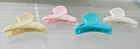 Vintage Barbie Doll Accessories HAIR CLIP 1.5'' YELLOW BLUE PINK WHITE