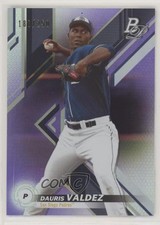 2019 Bowman Platinum Wal-Mart Top Prospects Purple Foil /250 Dauris Valdez 08kw