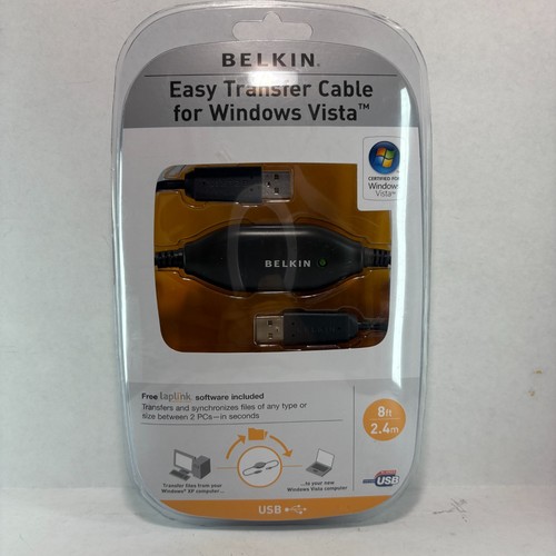 NEW Belkin Easy Transfer Cable for Windows Vista USB to USB - Software included - Picture 2 of 5