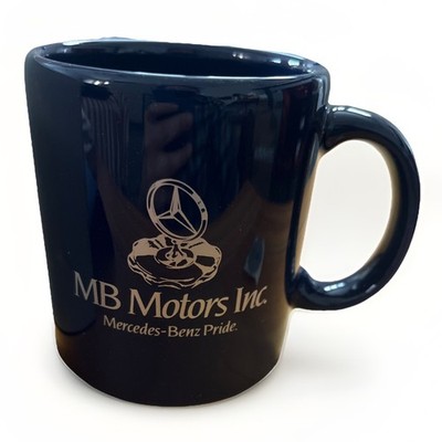 Mercedes-Benz logo MB motors dealership Coffee mug blue Vintage Father s Day