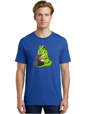 Dragon-Joystick-5 Mens Graphic Tee, 100% Cotton, Casual Summer Wear