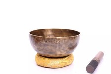 22 cm Full Moon Bowl-E Note Tune Bowl-Solar Plexus Chakra Healing Singing bowls