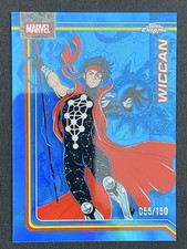 Wiccan 2026 Topps Chrome Marvel Comics Blue Refractor Base /150 #198
