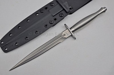 Spartan Blades Knife - Ronin F/S Dagger - Magnacut, Satin