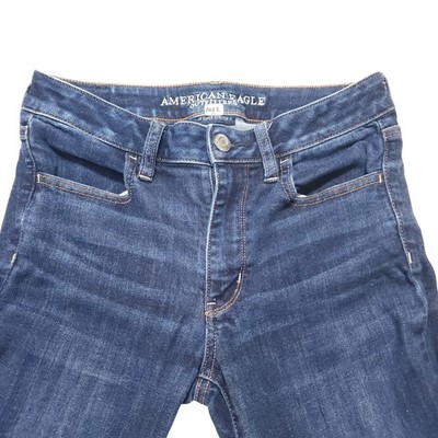 American Eagle Outfitters Jeans Womens 6 Blue Hi-Rise Jegging Stretch 28 Inseam