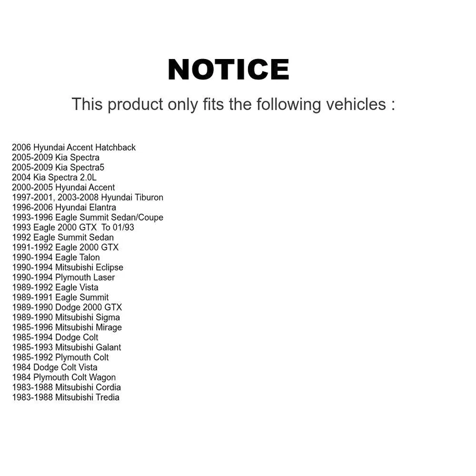 Front Ball Joints Kit for Kia Spectra Spectra5 2004-2009 oe7F Aftermarket — 第 2/3 张图片