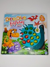 Dino Dive Fishing Game, catch the right bite 