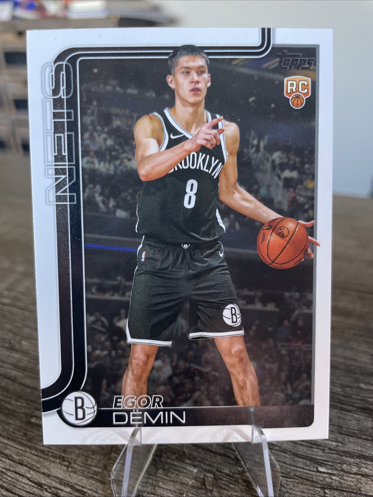 EGOR DEMIN - 2025-26 Topps Basketball RC Rookie #208 - Brooklyn Nets