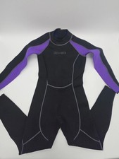 Edge Wetsuit Womens W12 Black Purple Full Suit Surf Dive Neoprene Canada