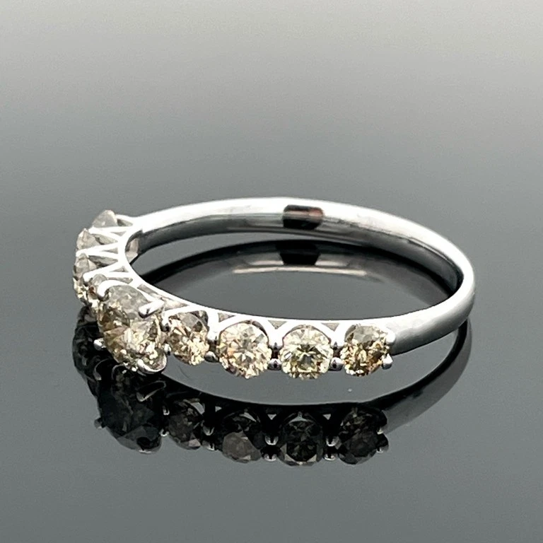 RING GR. 21 (CA. 66) AUS 950/- PLATIN MIT BRILLANTEN (GES.CA.1,0CT)  SCHMUCKJAGD - Bild 3 von 3