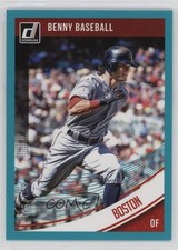 2018 Panini Donruss Variations Teal Border 198/199 Andrew Benintendi #169 13c1