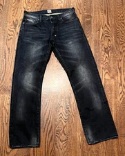 PRPS Barracuda Jeans 30 x 30 Black JAPANESE SELVEDGE