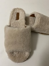 VINCE SLIPPERS SLIDES FOR HOUSE SHEARLING VERY COMFY, SIZE 9,5