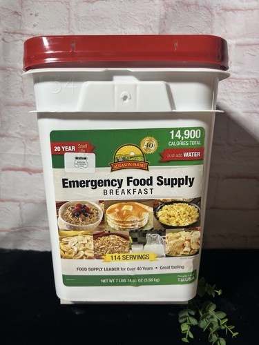 Augason Farms - Breakfast Pail - EX 2035 - Survival Food - Camping - 114 Serving