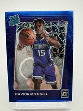 2021-22 Donruss Optic Davion Mitchell #155 Blue Velocity Rc Card Kings Rookie. rookie card picture