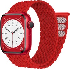 Stretchy Braided for Apple Watch Band 44mm 40mm 45mm 41mm 46mm 42mm 38mm 45 44