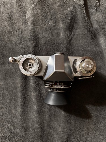 Contaflex Zeiss Ikon analoge Kleinbildkamera Zeiss Tessar f2.8 45mm funktionstüchtig - Bild 2 von 7