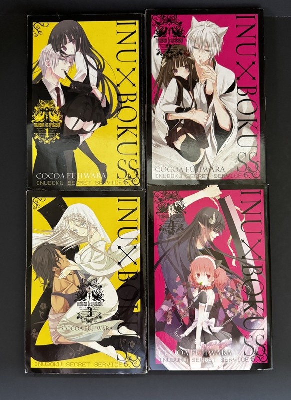 Inu X Boku SS by Cocoa Fujiwara Vol. 1-4 English Manga Set