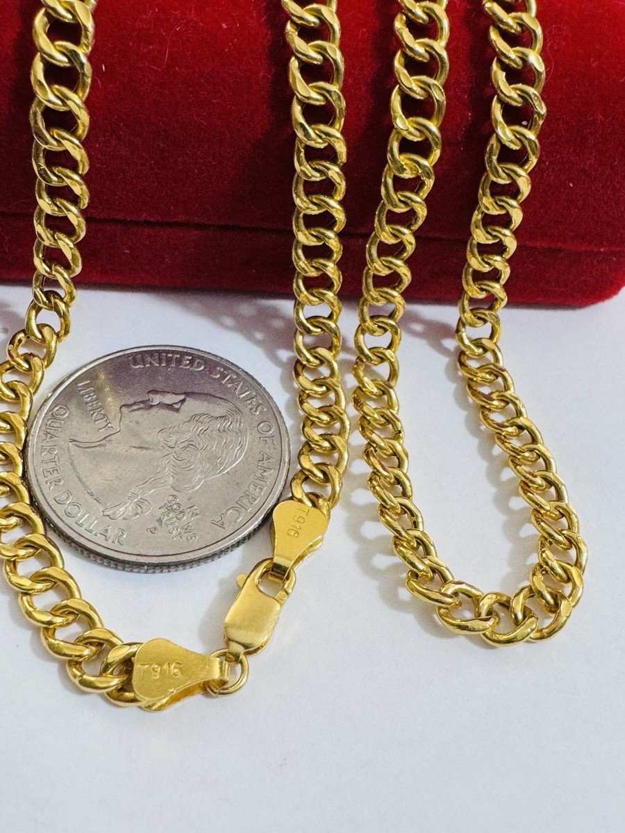 アクセサリー 19SO 24/7 18k necklace Nuragold-18k-Real-Yellow-Gold-