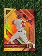2021 Panini Chronicles Gold Standard Red #8 Juan Soto /199 Washington Nationals
