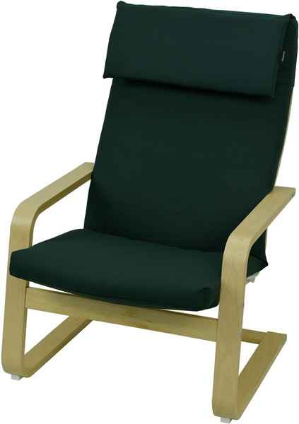 IKEA POÄNG POANG PELO Cojín acolchado para sillón IKEA Cojín de asiento