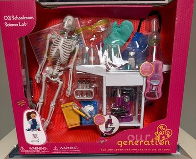 Our Generation School Room Science Lab Fits Dolls New Sealed Pretend Play 2018
