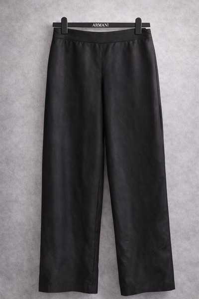 Women Giorgio Armani Trousers Black Linen S