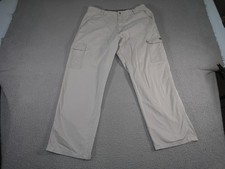 Baggy Cargo Pants Mens 38x30 Beige Skater Y2K Skateboarding Wide Leg Wrangler