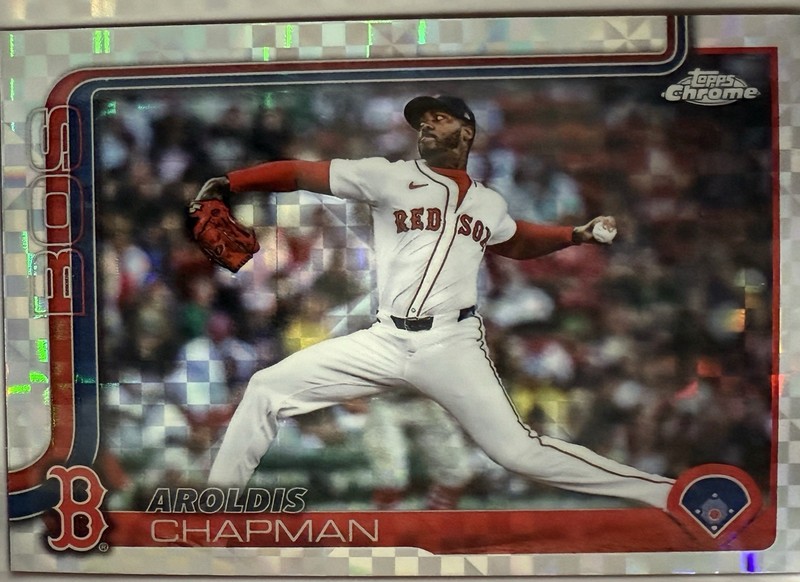 2025 Topps Chrome Update Series - Aroldis Chapman #USC191 X-Fractor