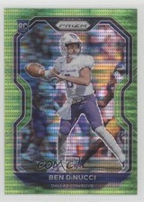 2020 Panini Prizm Rookie Neon Green Pulsar Prizm Ben DiNucci #337 0t2