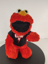 2010 Hasbro Sesame Street Let's Rock Singing Talking Elmo Interactive Plush Toy
