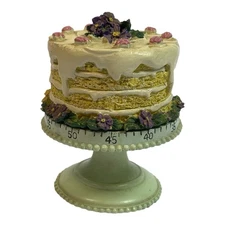 Boston Warehouse Tick Tock Timer- Flower Cake Kitchen Decoration