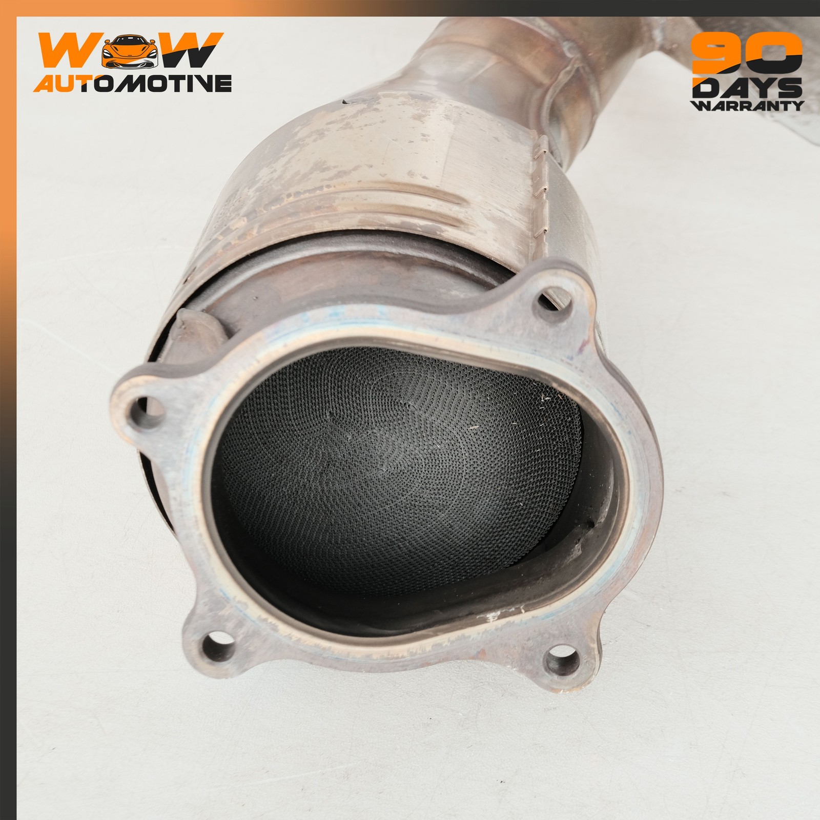 04-17 BENTLEY CONTINENTAL GTC LEFT DRIVER SIDE EXHAUST DOWNPIPE PRE CATALYST OEM